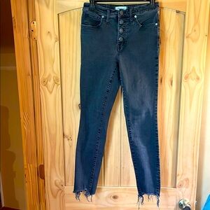 Women's Black Distressed Jeans